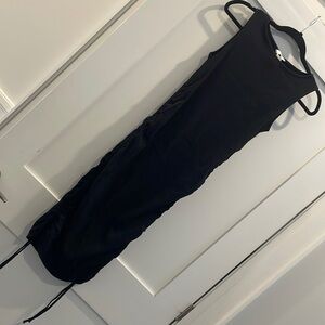 H&M MAMA Black Ribbed Dress